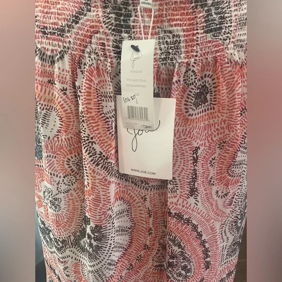 NWT JOIE 🔥🔥 size Large sleeveless blouse 100% silk - Picture 4 of 6